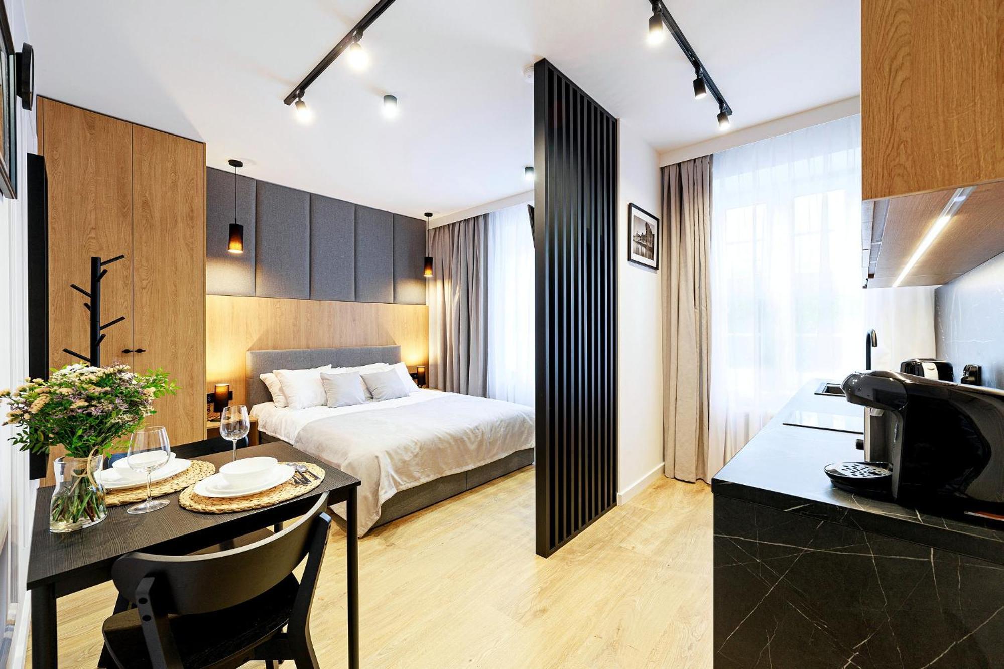 Glow Apartments - Apartamenty Studio Kozia Gdansk Srodmiescie Kültér fotó
